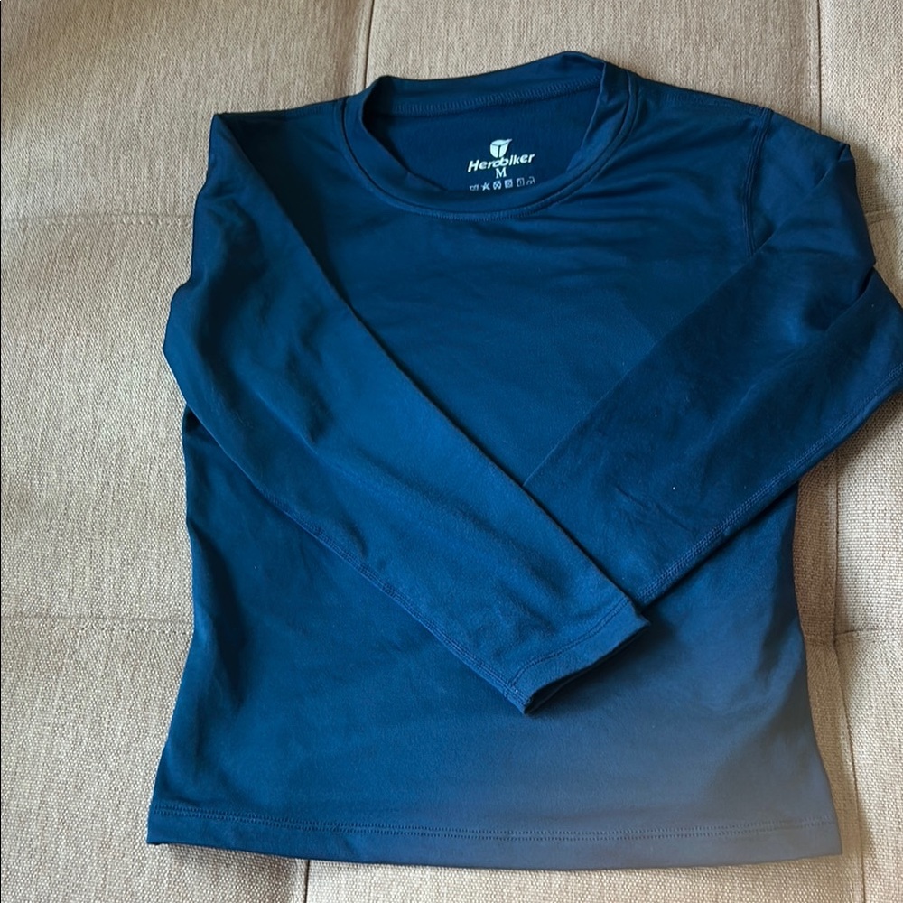 Kids Long Sleeve Tee - Navy Blue